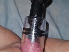Nipple vacuum swollen pussy...